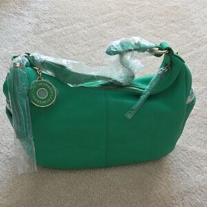 Isaac Mizrahi Vibrant Green Shoulder Bag